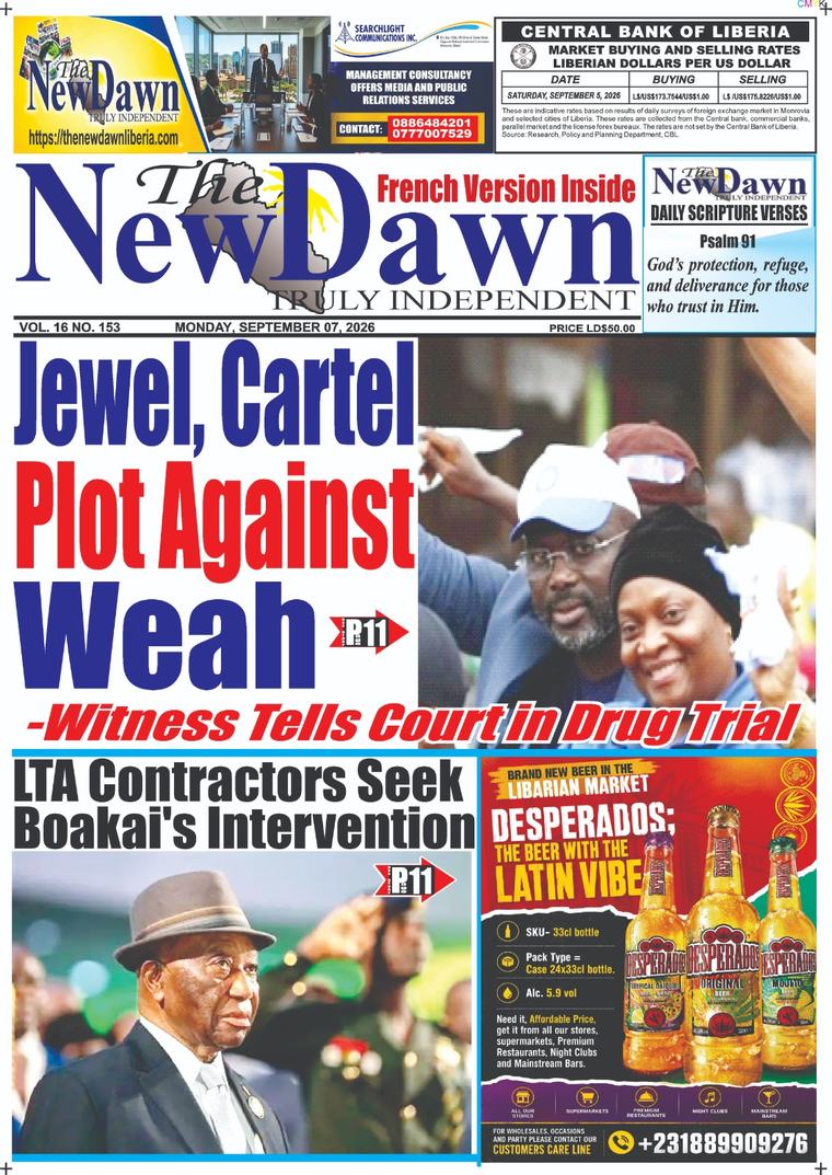 Vol.16 No. 153 MONDAY, SEPTEMBER 07, 2026