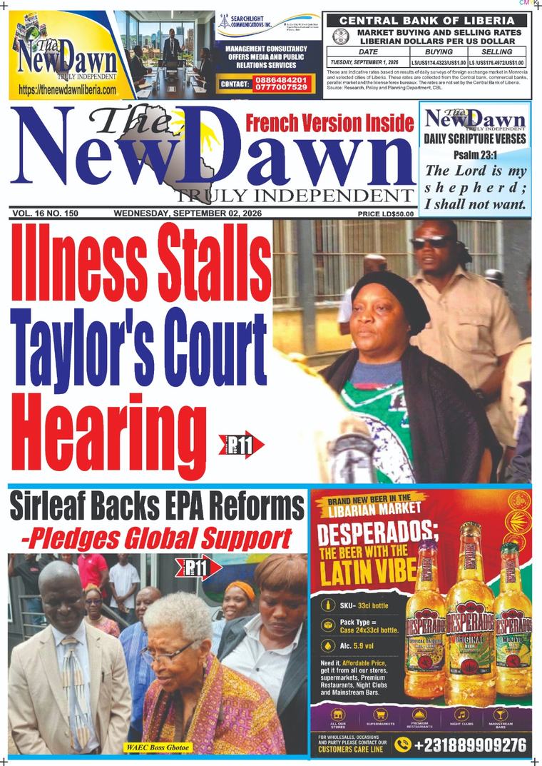 Vol.16 No. 150 WEDNESDAY, SEPTEMBER 02, 2026